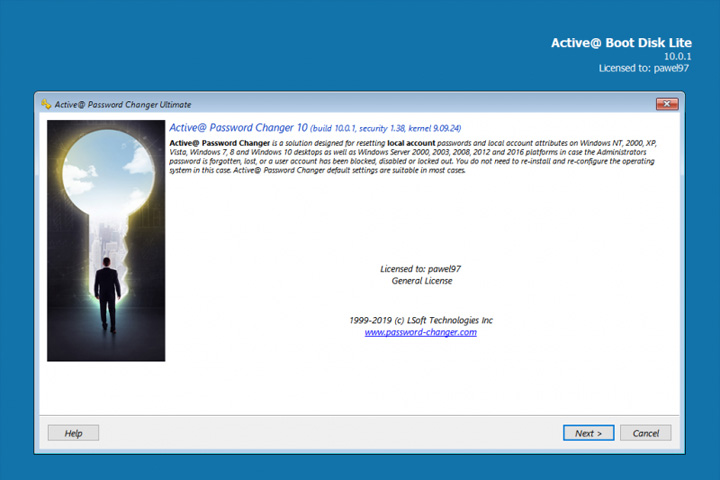 Active Password Changer Ultimate Captura