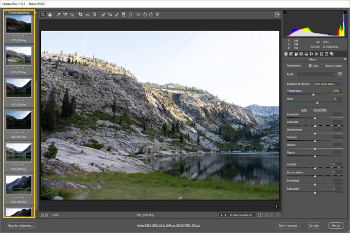 Captura Adobe Camera Raw 1