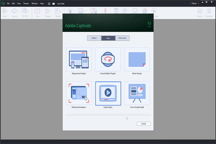Captura Adobe Captivate 1
