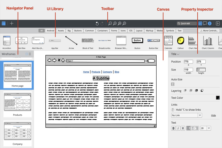 Balsamiq Wireframes 2