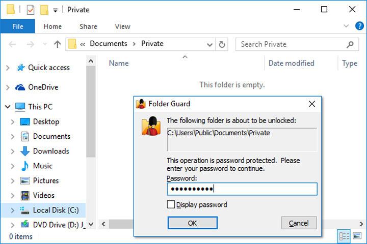 Folder Guard Professional Capture 2