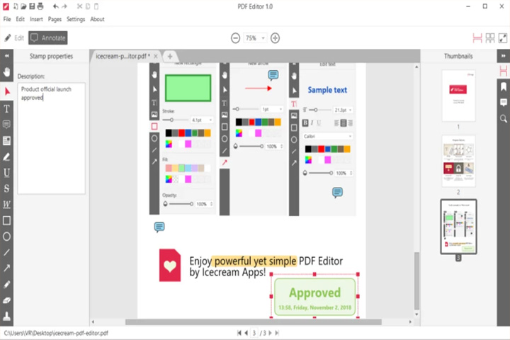Icecream PDF Editor Pro 1