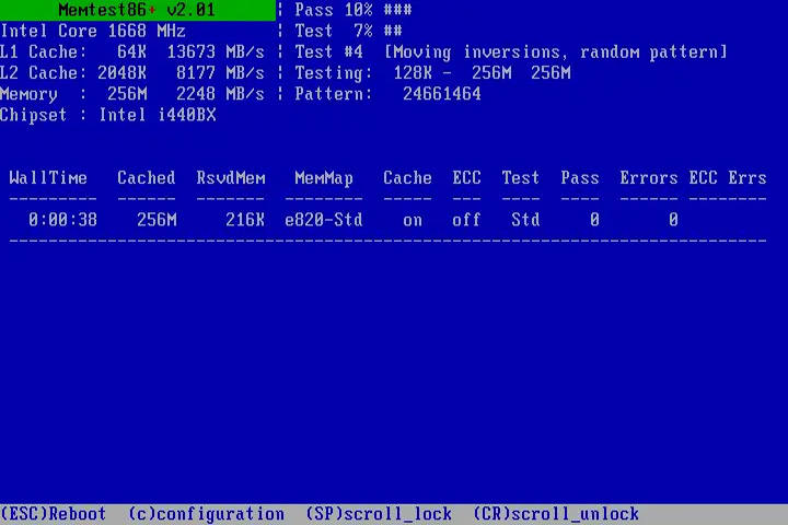 Memtest86 Pro Captura 2