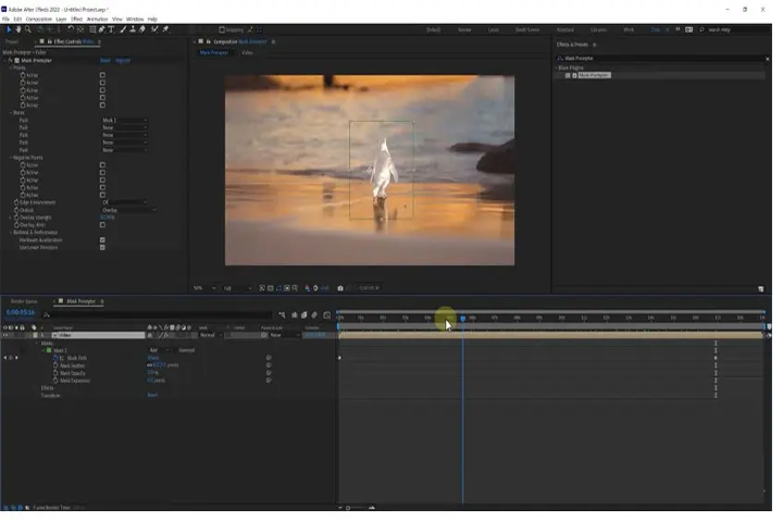 Aescripts Mask Prompter 1.10.6 for After Effects Capture