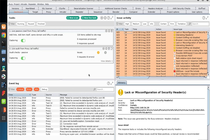Burp Suite Professional 2023.10.3.4 Captura