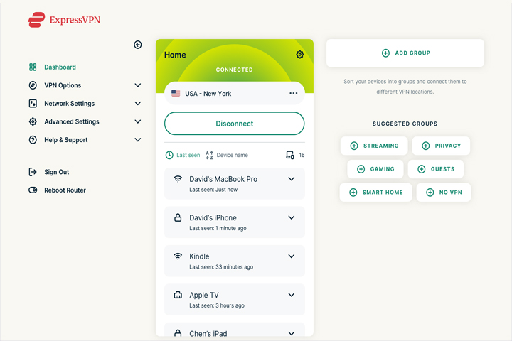 ExpressVPN 12.64.0.8 Captura