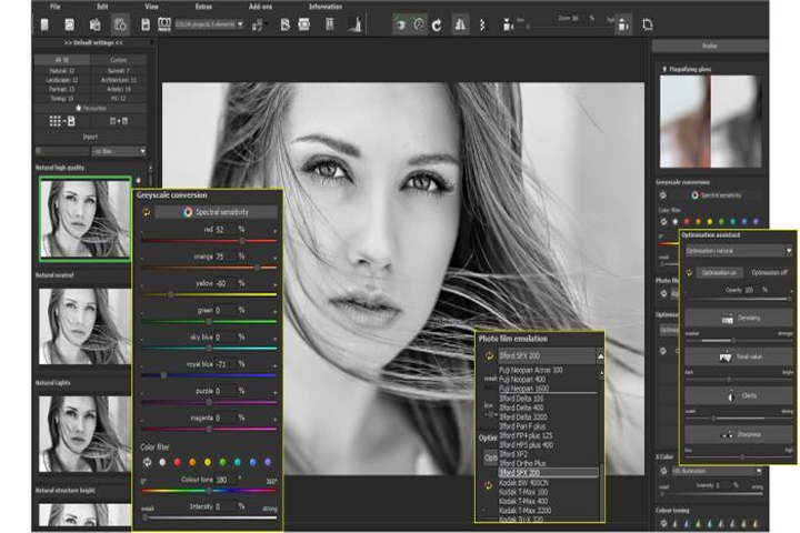 Franzis BLACK WHITE projects 7 professional 7.23.03822 Captura