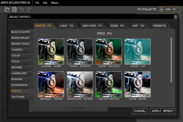 GRFX Studio Pro 1.0.2 Screen