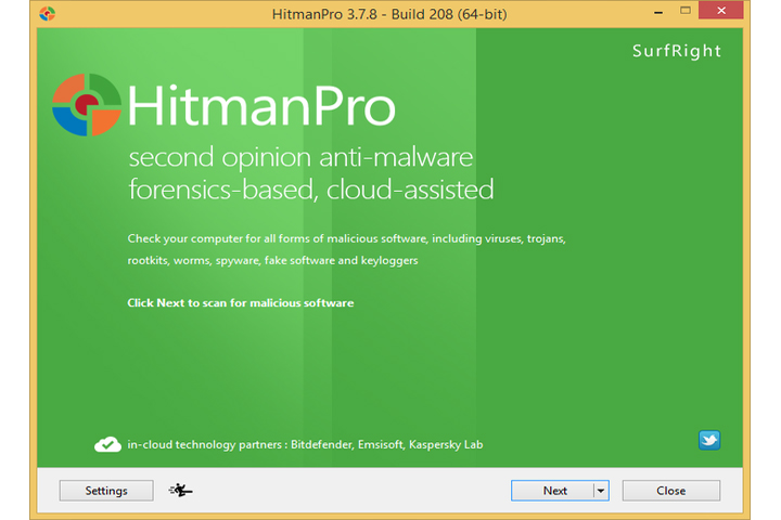 HitmanPro 3.8.34 Build 330 Captura