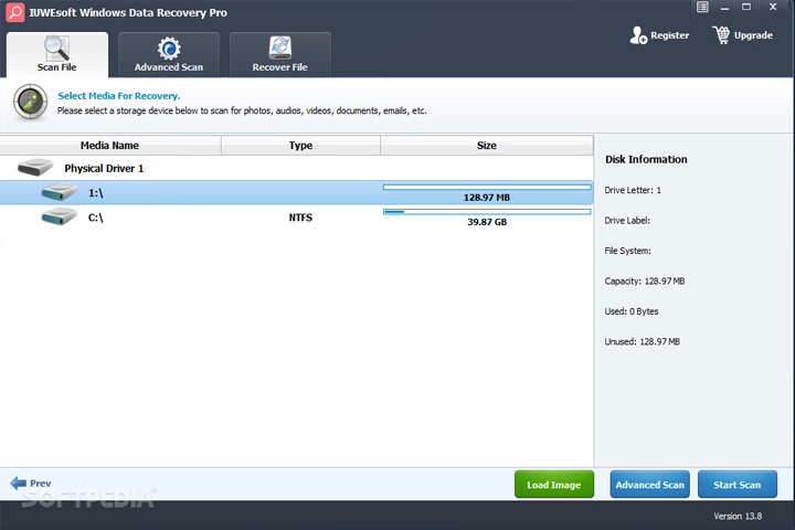 IUWEsoft Windows Data Recovery Pro 13.8.0 Captura