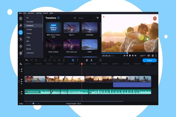 Movavi Video Editor Business 15.5.0 Captura