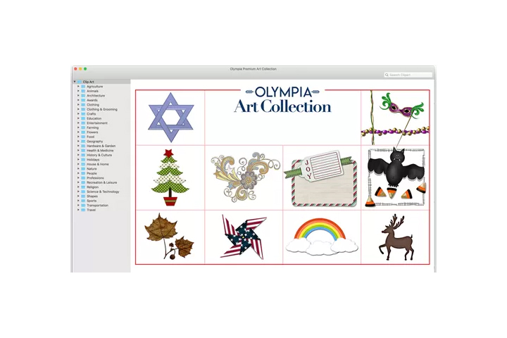 Olympia Graphic Design 1.7.7.34 Screen