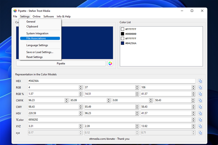 Pipette 23.11.03 Screen