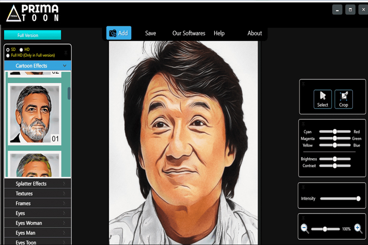 PrimaToon 1.0.2 Screen