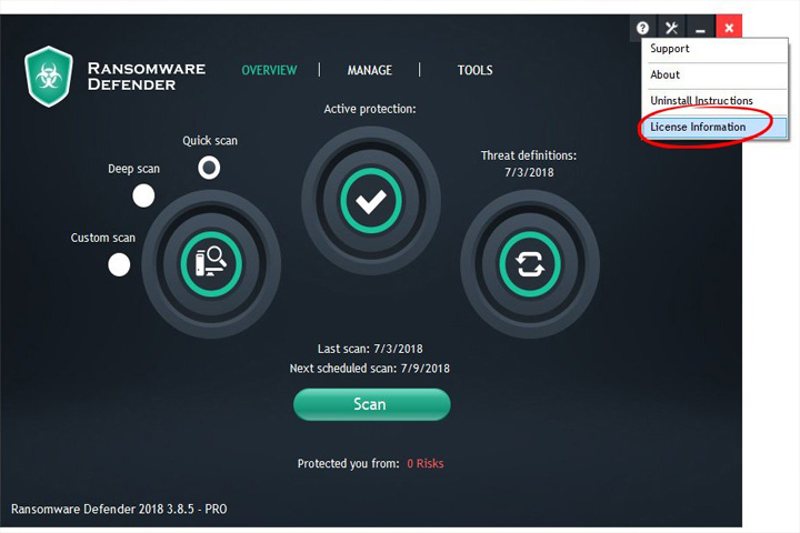 ShieldApps Ransomware Defender Pro 4.4.1 Captura