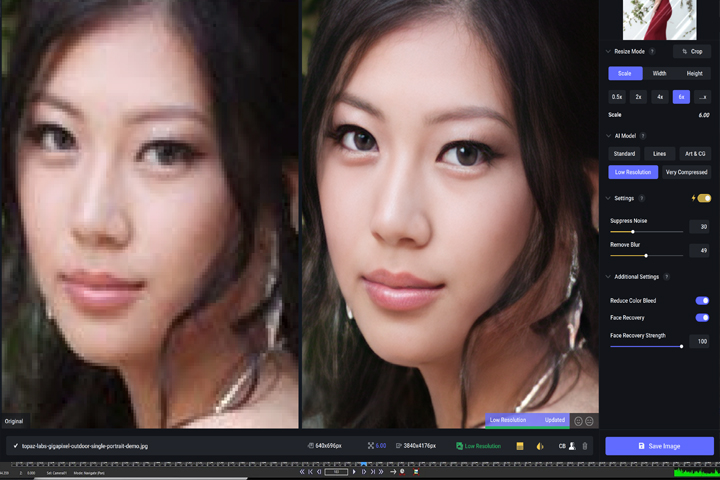 Topaz Gigapixel AI 6.3.3 Captura
