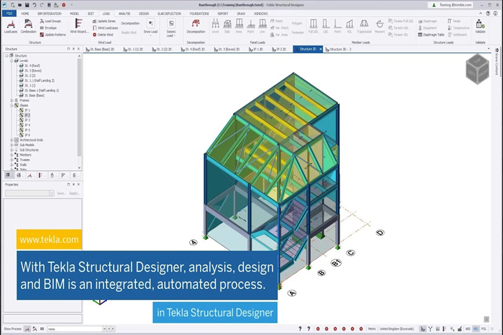 Trimble Tekla Structures 2023 SP7 Screen