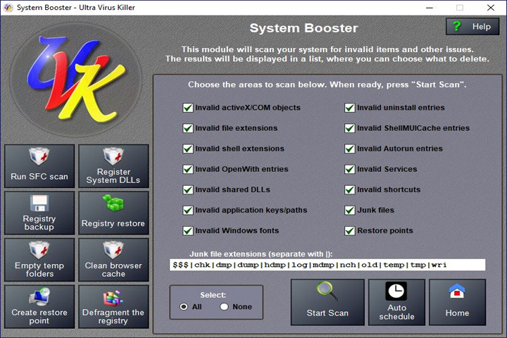 UVK Ultra Virus Killer Pro 11.6.0.0 Captura
