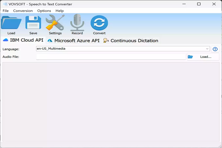 VovSoft Speech to Text Converter 4.2 Captura