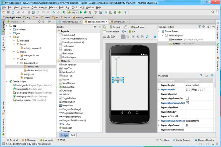 Android Studio Screen