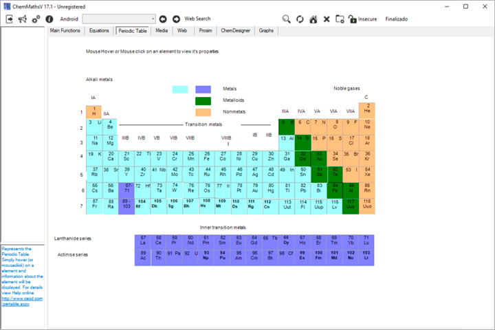 ChemMaths 17.7 Screen