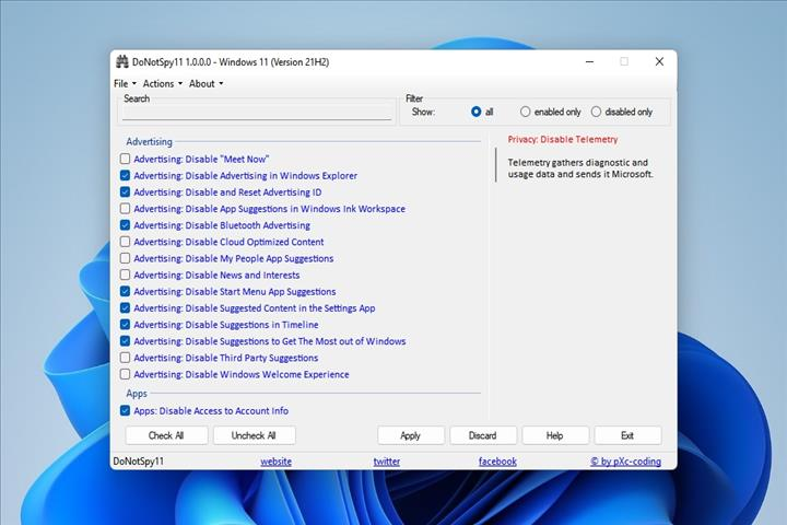 DoNotSpy11 Pro Screen 720x480 1