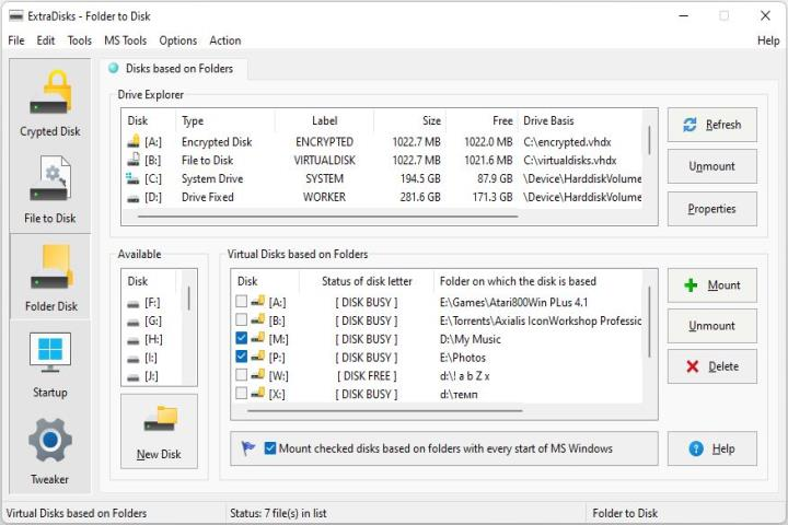 ExtraDisks Home Screen 720x480 1