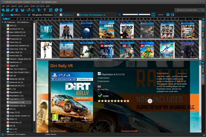 Game Collector Pro 23.3.1 Screen