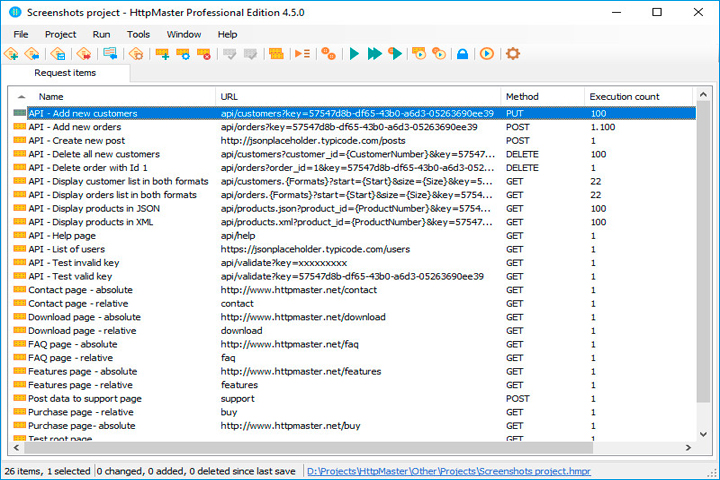 HttpMaster Pro Screen
