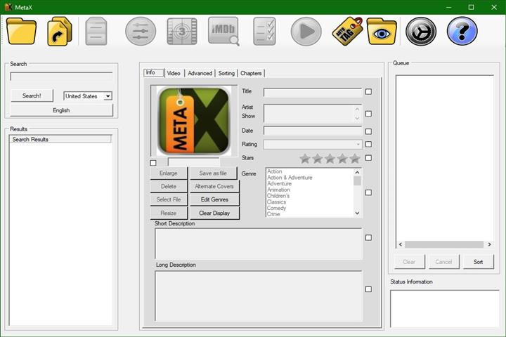 MetaX 2.87 Screen 720x480 1