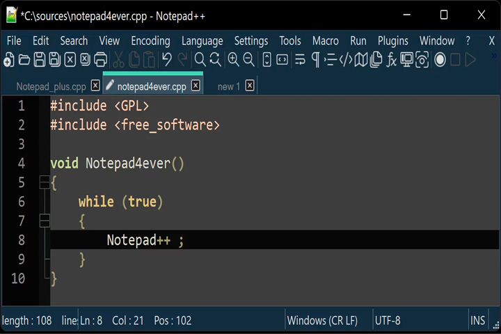 Notepad Screen