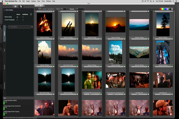 Photo Mechanic Plus Screen