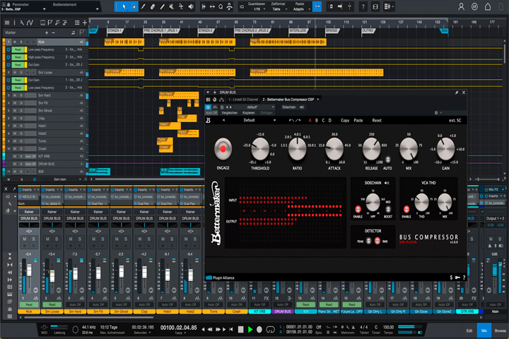 Plugin Alliance Bettermaker Bus Compressor Screen