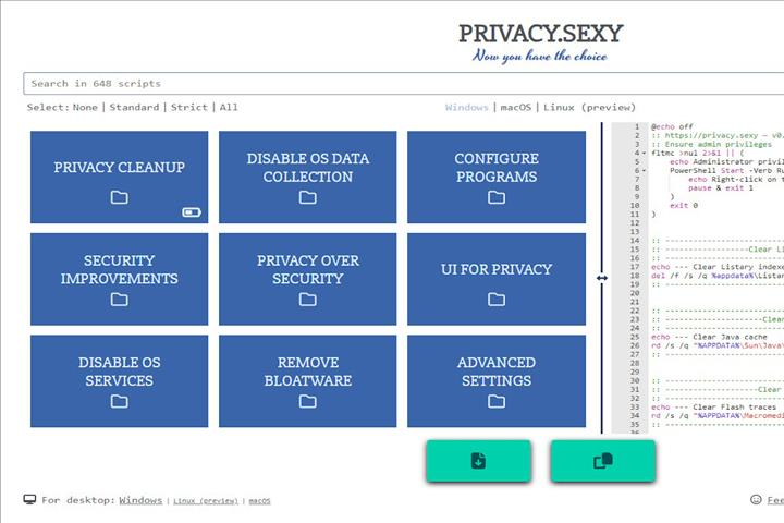 Privacy.Sexy Screen 720x480 1