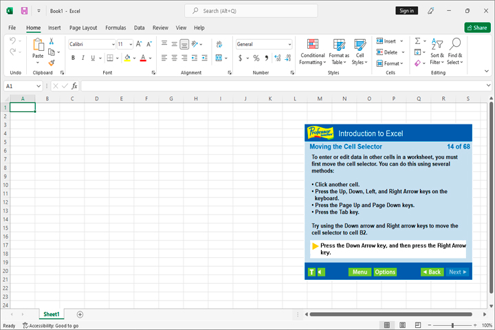 Professor Teaches Excel 2021 v4.0 Screen