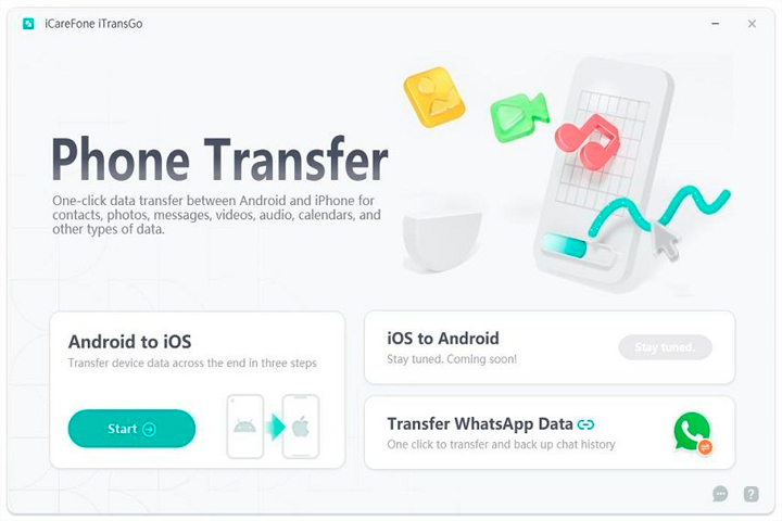 Tenorshare iCareFone iTransGo Screen