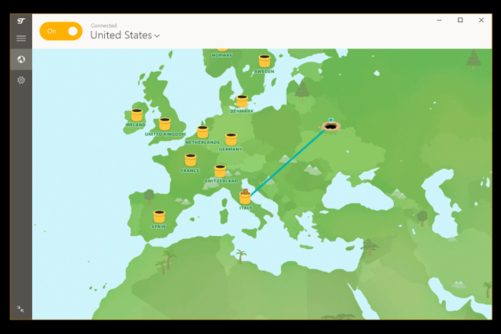 TunnelBear Screen