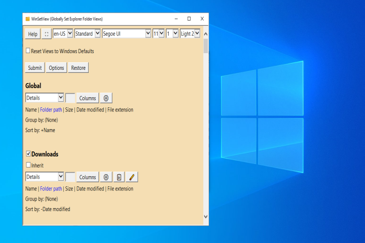 WinSetView Screen 720x480 1