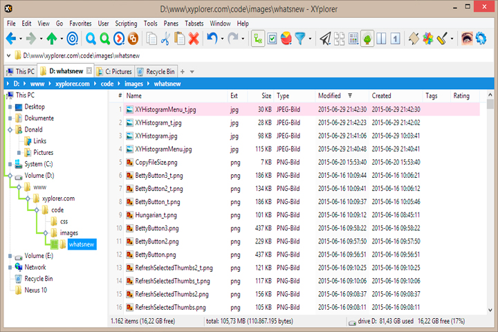 XYplorer 25.30.0000 Screen