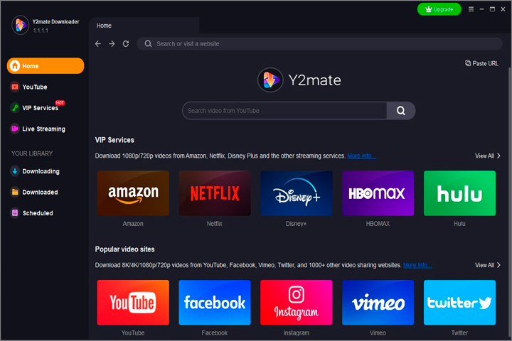 Y2mate Downloader 1.1.8.7 Screen