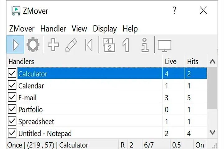 ZMover 8.23 Screen