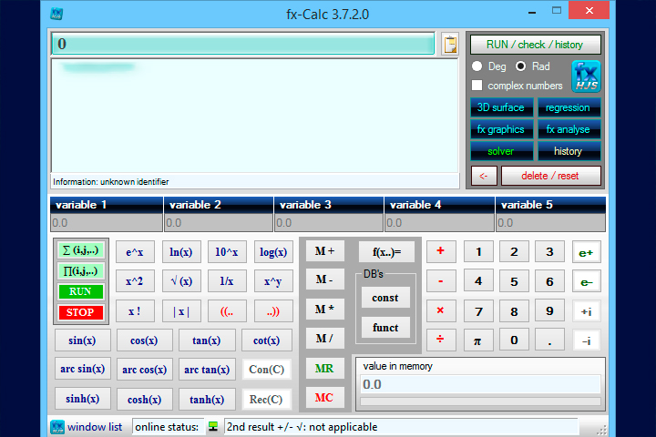 fx Calc 4.9.4 Screen
