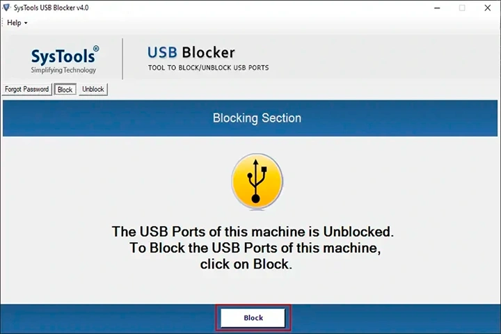 SysTools USB Blocker 4.1 Captura Mega Mediafire