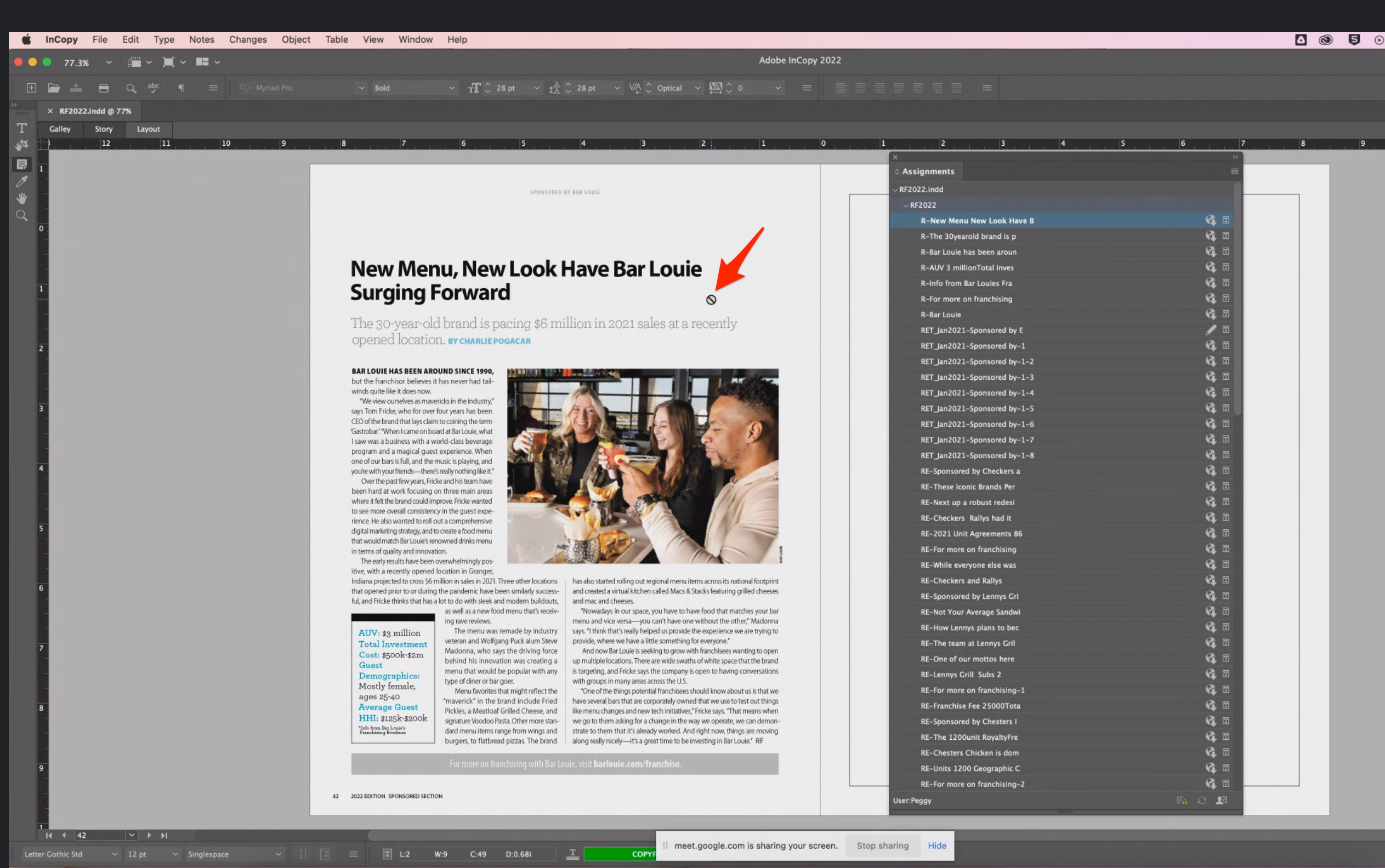 Captura Adobe InCopy for macOS 1